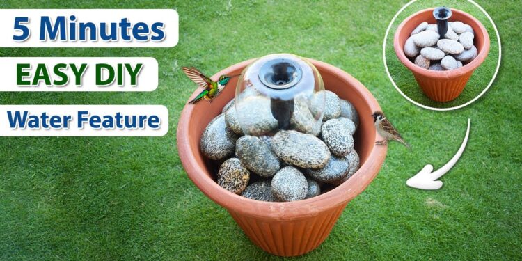 Diy Outdoor Water Fountain Ideas 55 DIY Water Fountains Ideas | Water